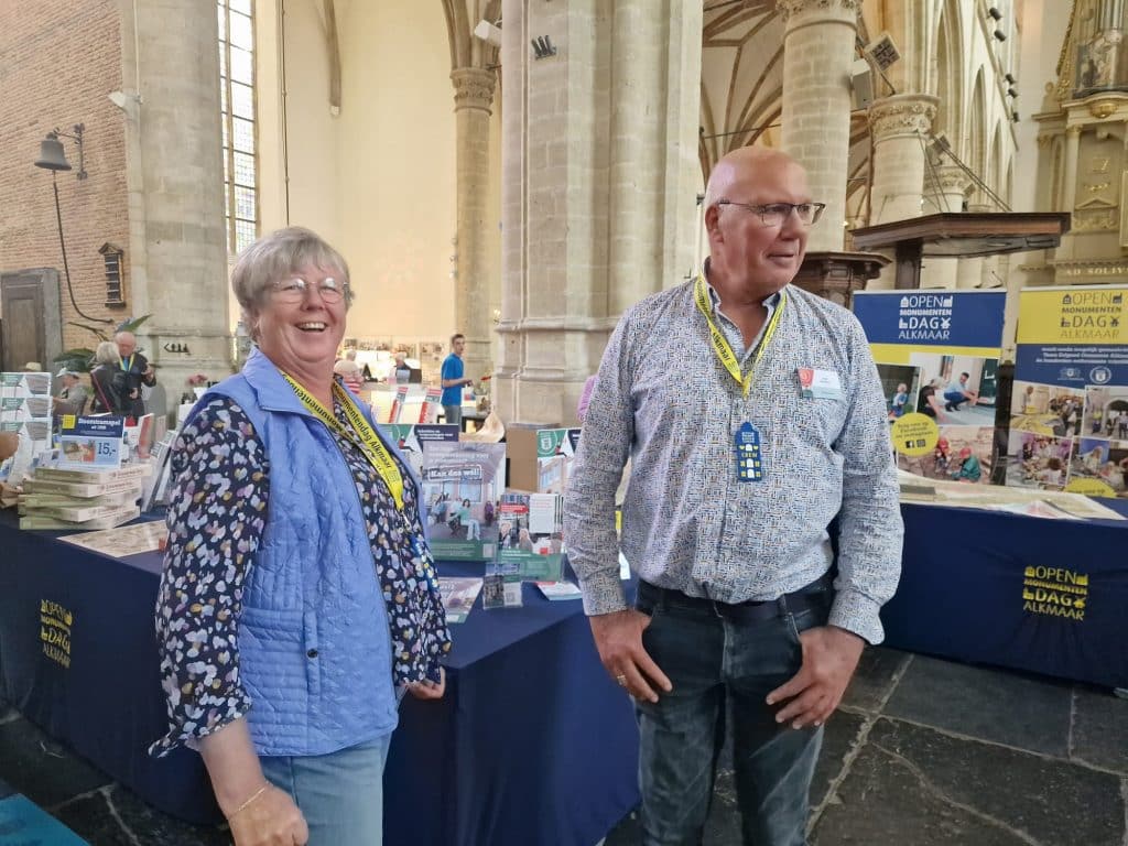 Grote St Laurenskerk erfgoedmarkt Gemeente stand