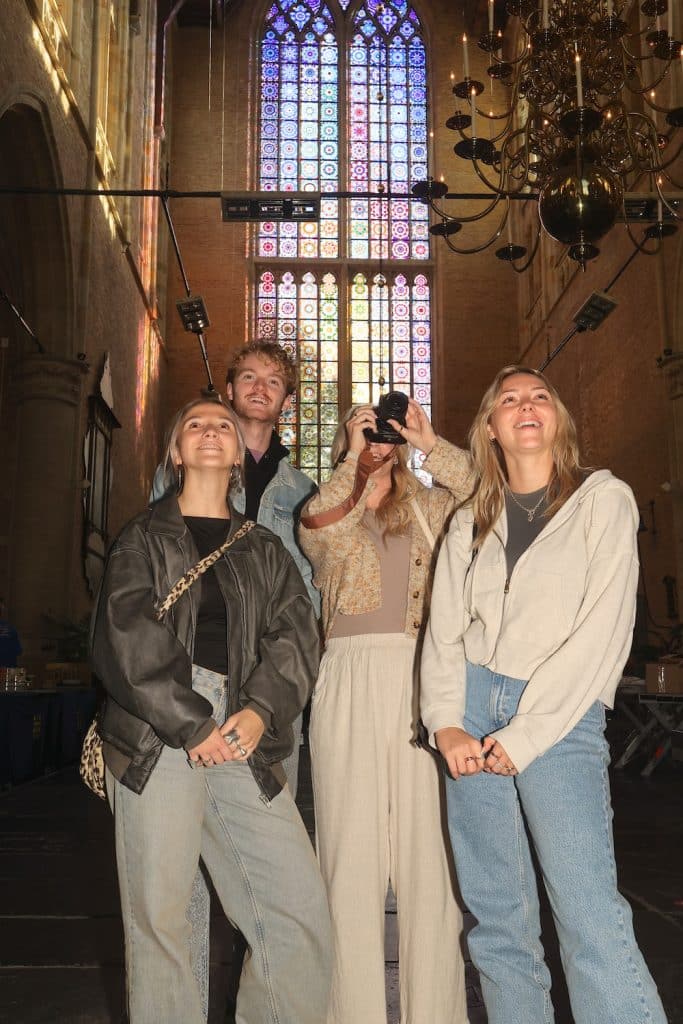 Het grote raam in de Grote Sint Laurenskerk