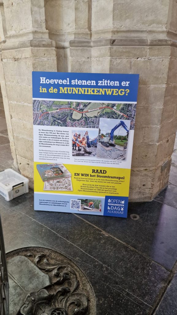 posters zijn klaar in de Grote st Laurenskerk Alkmaar 2