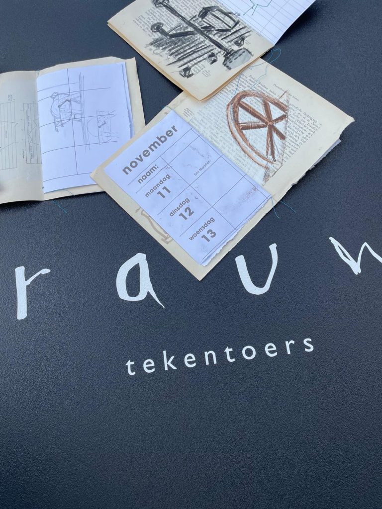 r a u w tekentoers schetsen