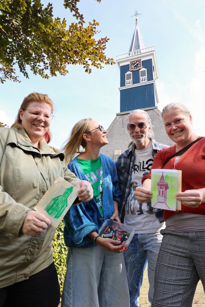 r a u w tekentoers voor Dorpskerk Grootschermer